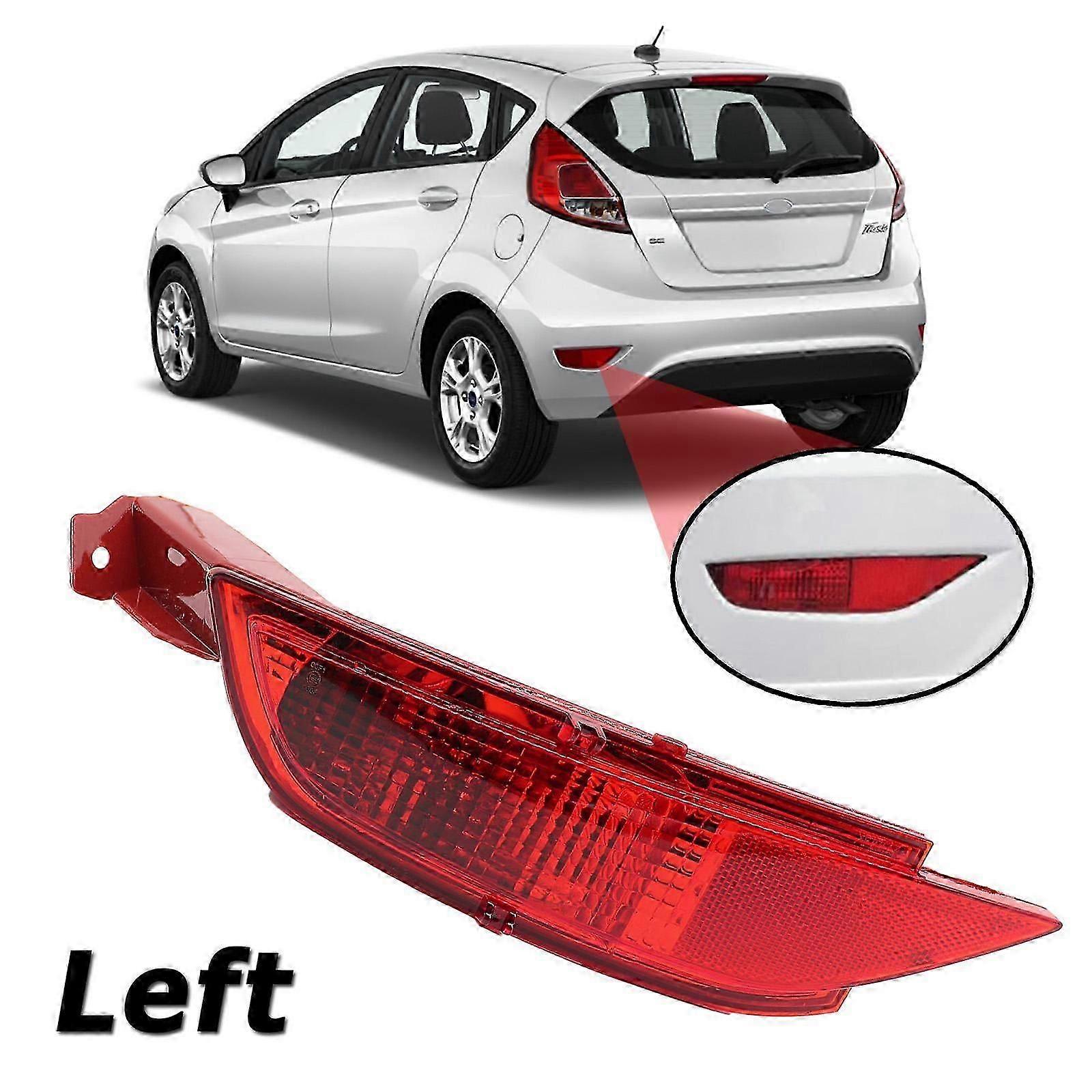 L/R Rear Bumper Reflective Signal Light Tail Fog Lamp Assembly For Ford Fiesta WT Mk7 2009-2014 CMAX 2010-2015 Replacement Partsg