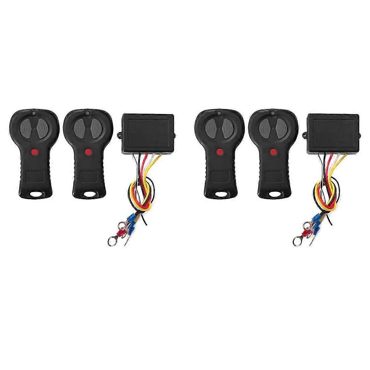 Universal 12V Wireless Electric Digital Winch Remote Control Kit