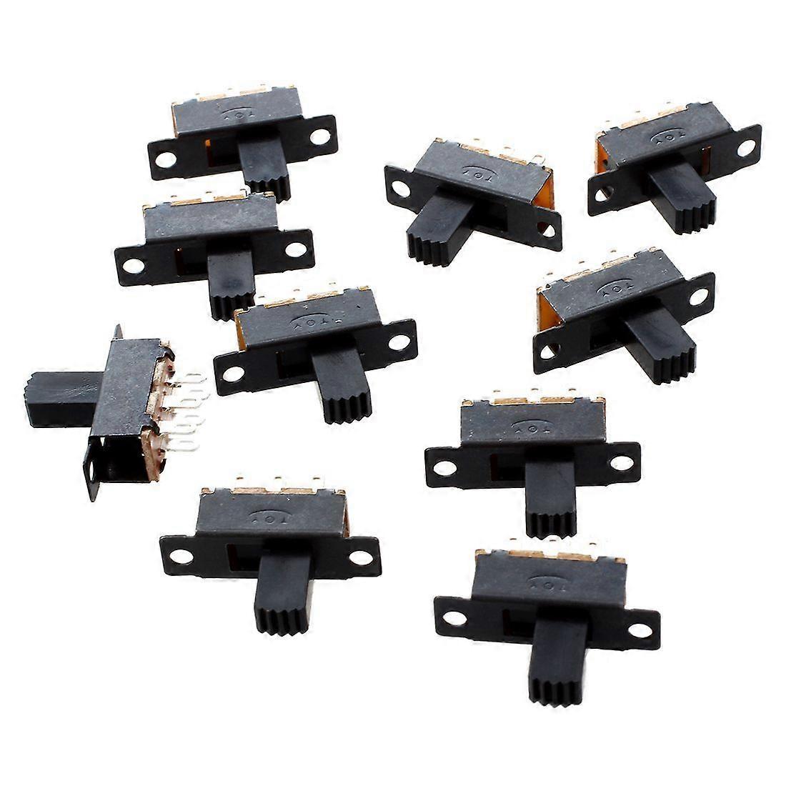 10 Pcs 6 Pins 2 Positions DPDT On/On Mini Switch