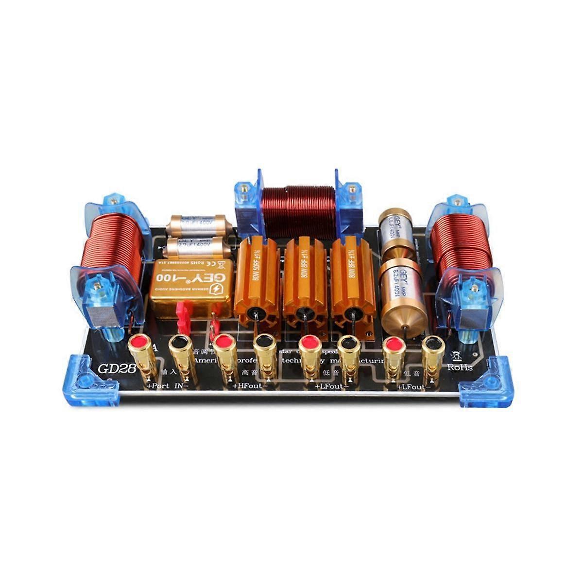 2200W Audiofrequentieverdeler Bidirectionele Luidspreker Crossover 15 18 Inch Stage Performance High Power Frequency Divider