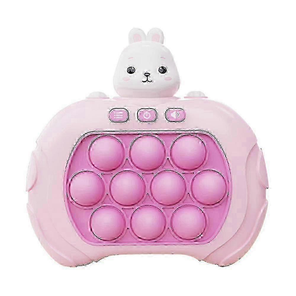 4 Modes Pop Fidget Game, Kids Adult Handheld Quick Push Bubble Toy Pop It Pro Light Up Game For 3+ Years Old Kids Gift