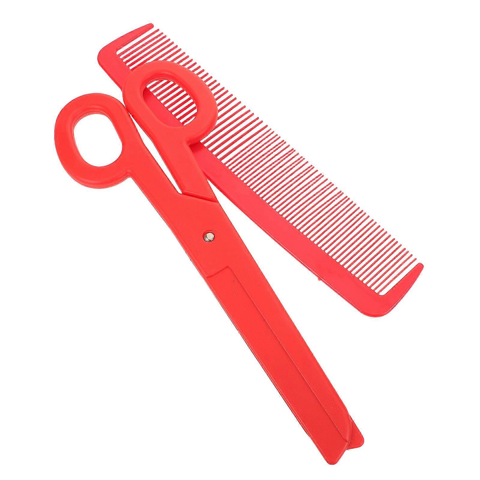 Jumbo Clown Comb Prank for Party Decorations Plastic Props 5Sets