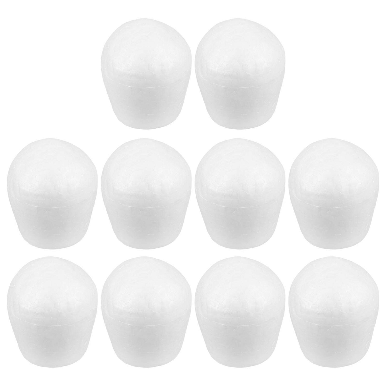 White Foam Cake Dummy for Decoration 50Pcs Foam Cupcake Model Set