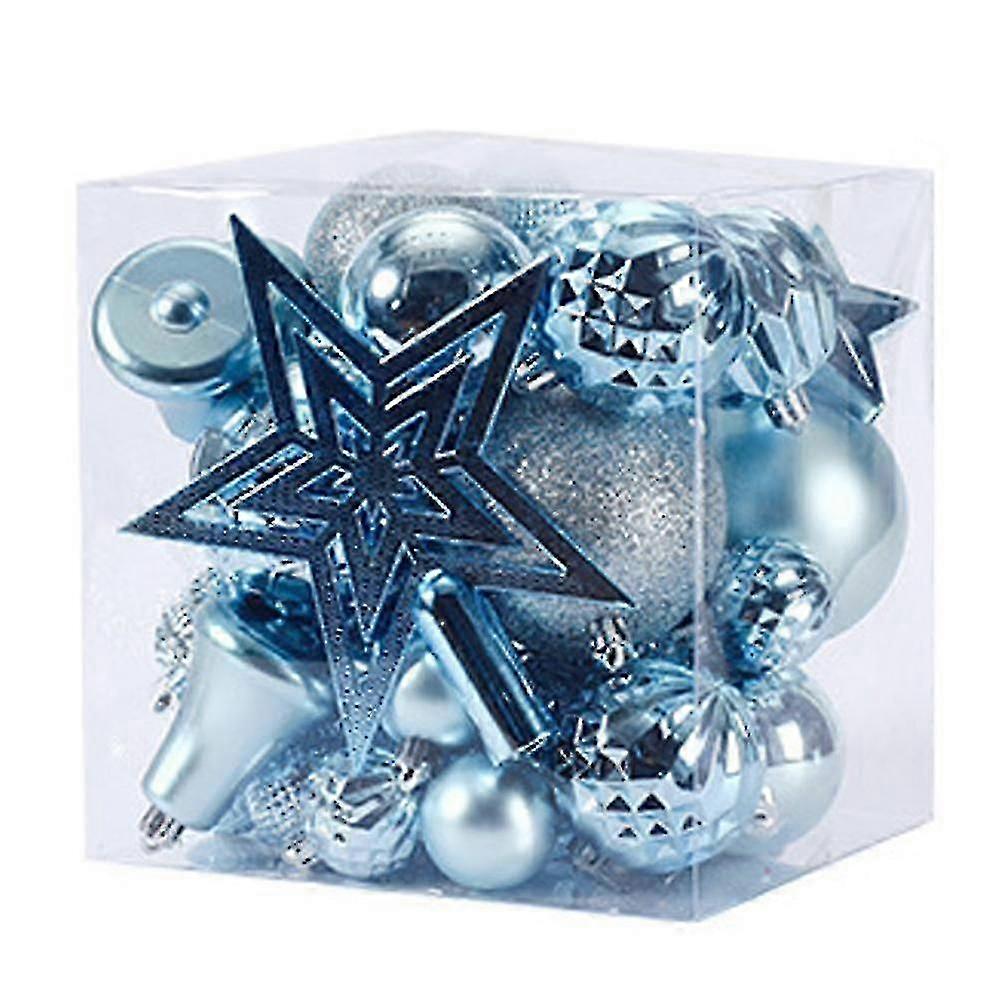 Shatterproof Christmas Ball Ornaments Set Gift Package For Christmas Tree Decoration (45 Pcs)