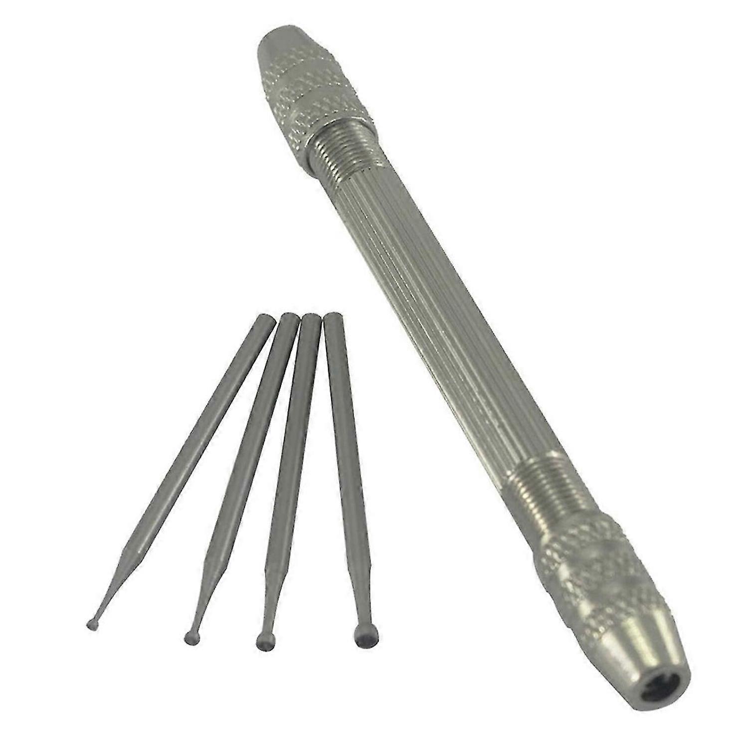 4 Pcs Round Cup Burr, 3/32Inch Shank Wire Rounder Bits