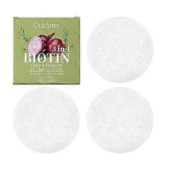3 in 1 Onion & Rosemary Biotin Shampoo Bar for Thinning Hair, Nourishing and Hydrating