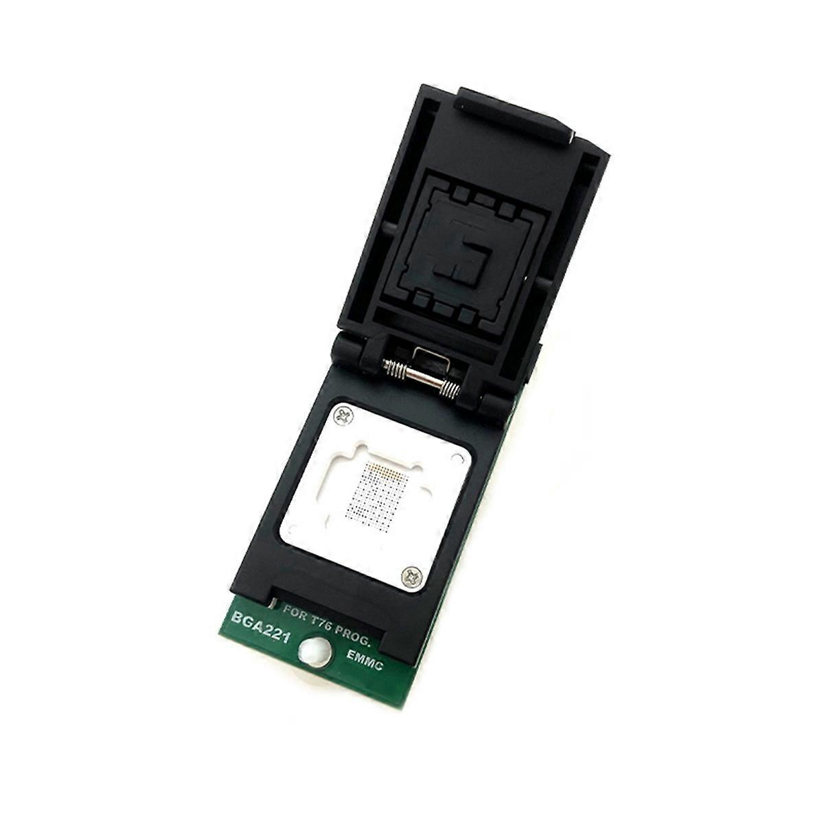 For EMMC BGA221 Adapter Burner Sockets for T76 Programmer V2.0 Dual Head Probe Holder