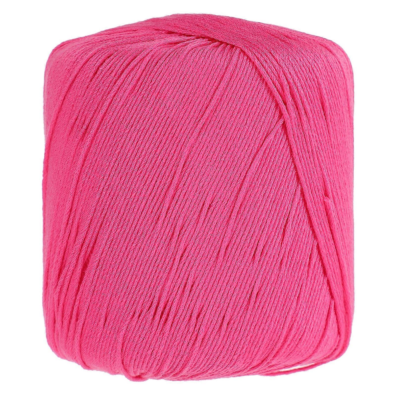 Crochet Cord 1 Roll Pink Suitable For DIY Activities And Handicraft Weaving Easy To Clean Durable