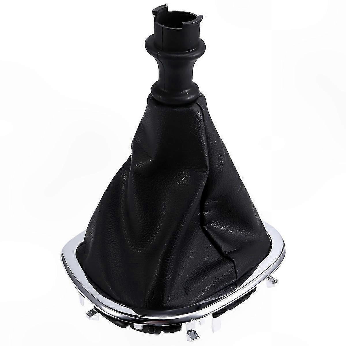 Dustproof Gear Shift Boot Cover PU Leather Protective Sleeve for Car Gear Lever Compatible with Multiple Models