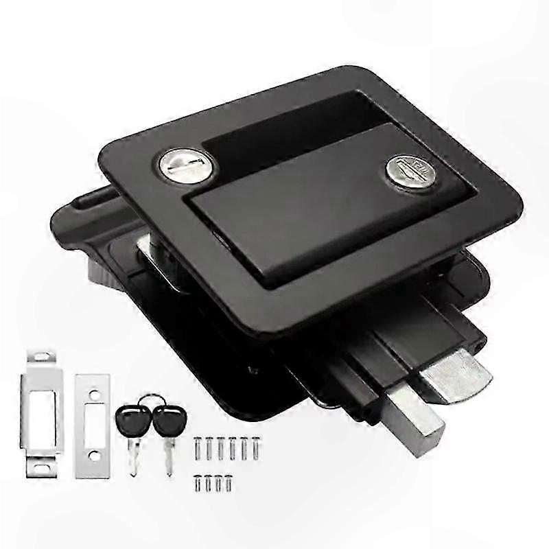 Dual Protection Anti-Theft Lock for RV and Travel Trailer Doors with Portable Handle Design for Enhanced Security