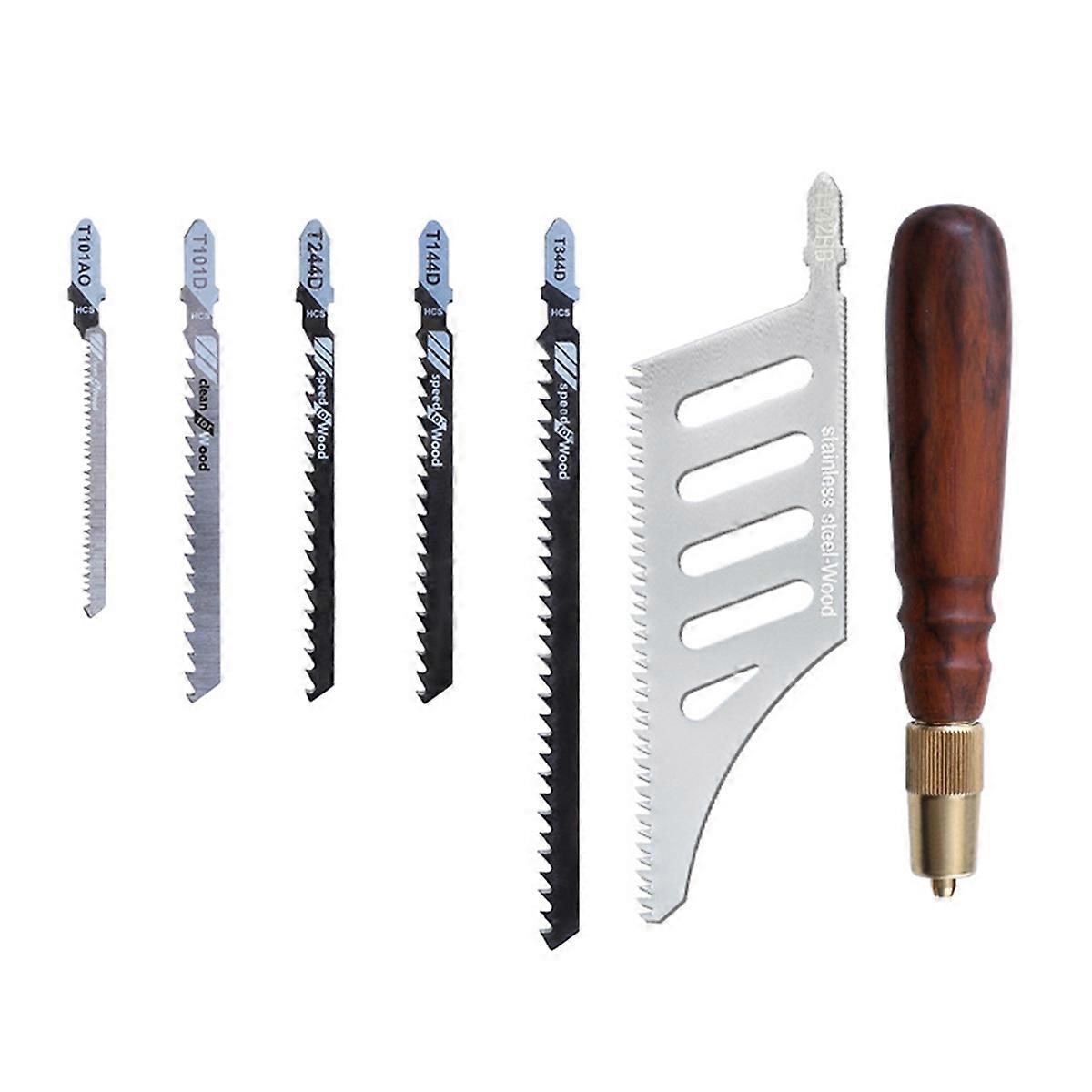 Mini Hand Saw Set Fine Tooth Replaceable Saw Blade Garden Household