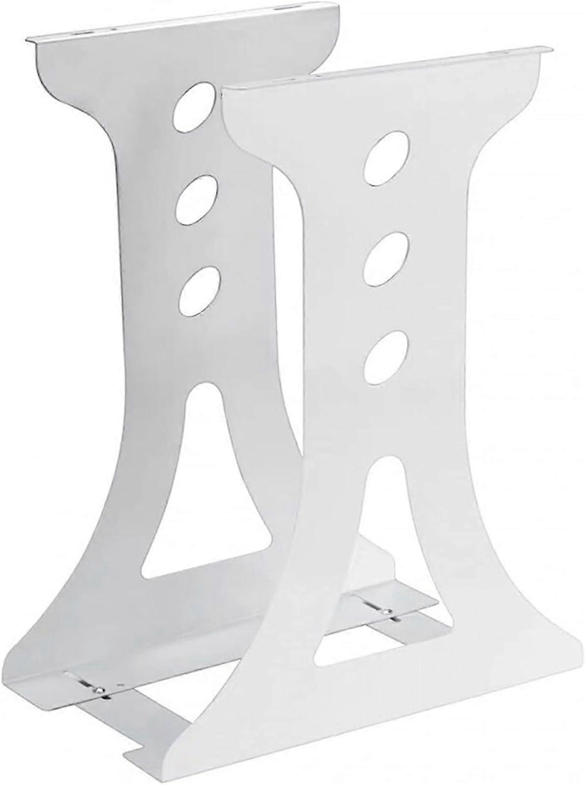 Adjustable Under Desk PC Stand Holder WallMounted CPU Tower Holder, SpaceSaving, Fits Various Widths, Gold Finish