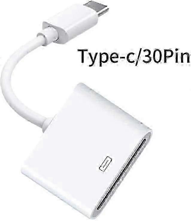 USB 3.1 Adapter for Apple 30pin to Type-C Charging Cable