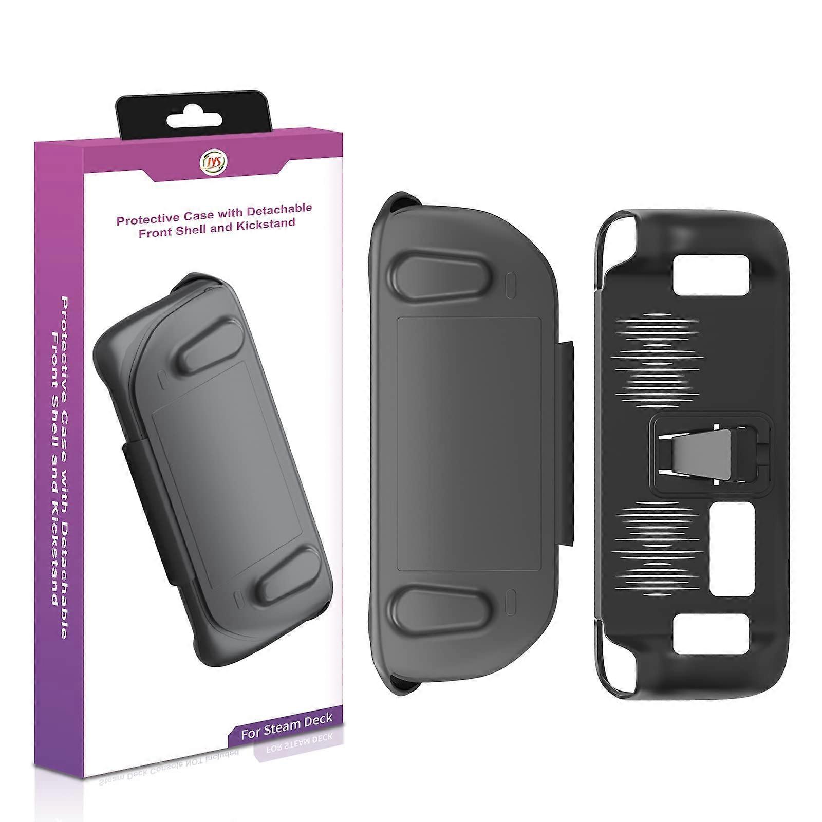 FullWrap Slim Case for Steam Deck With Stand And Removable Face Cover, TPUABS, DropProof And DustProof, Model JYSSD012
