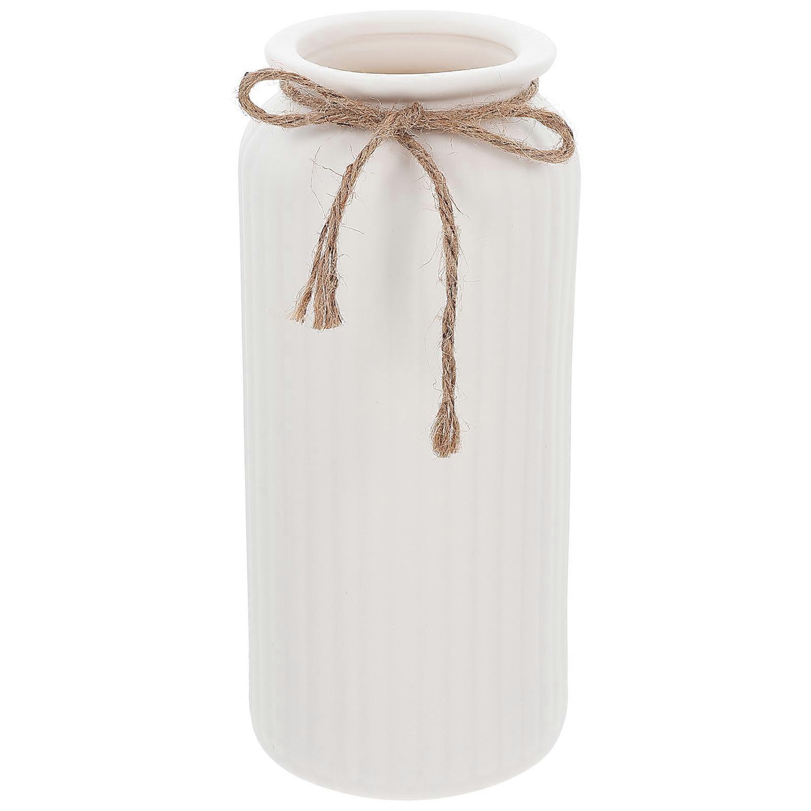 Simple Ceramic Flower Vase Ideal For Dried Flower Arrangements And Home Decor Display 1Set