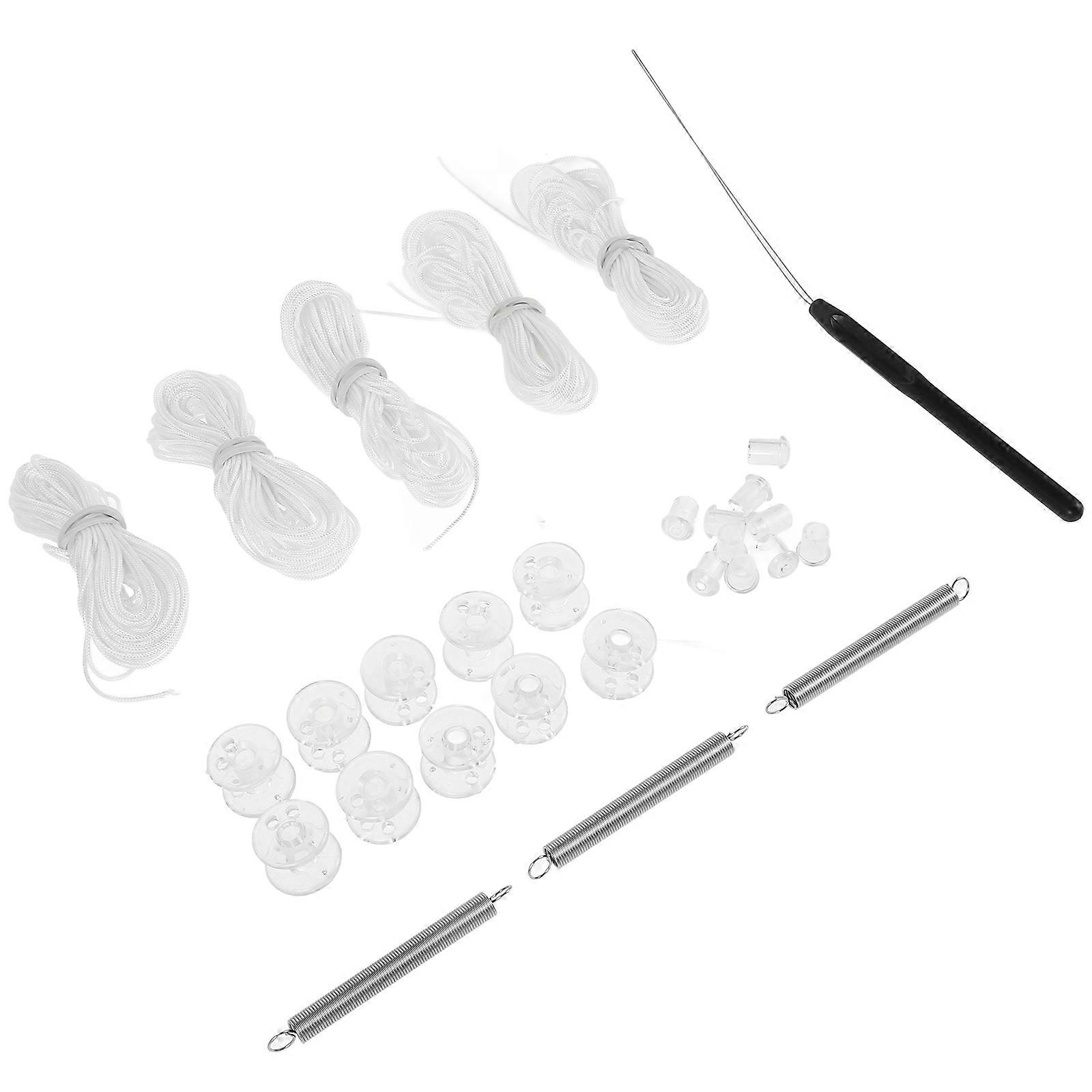 Replacement Parts For RV Yacht Window Blinds 3 Sets Featuring Cord Tensioning And POM Material