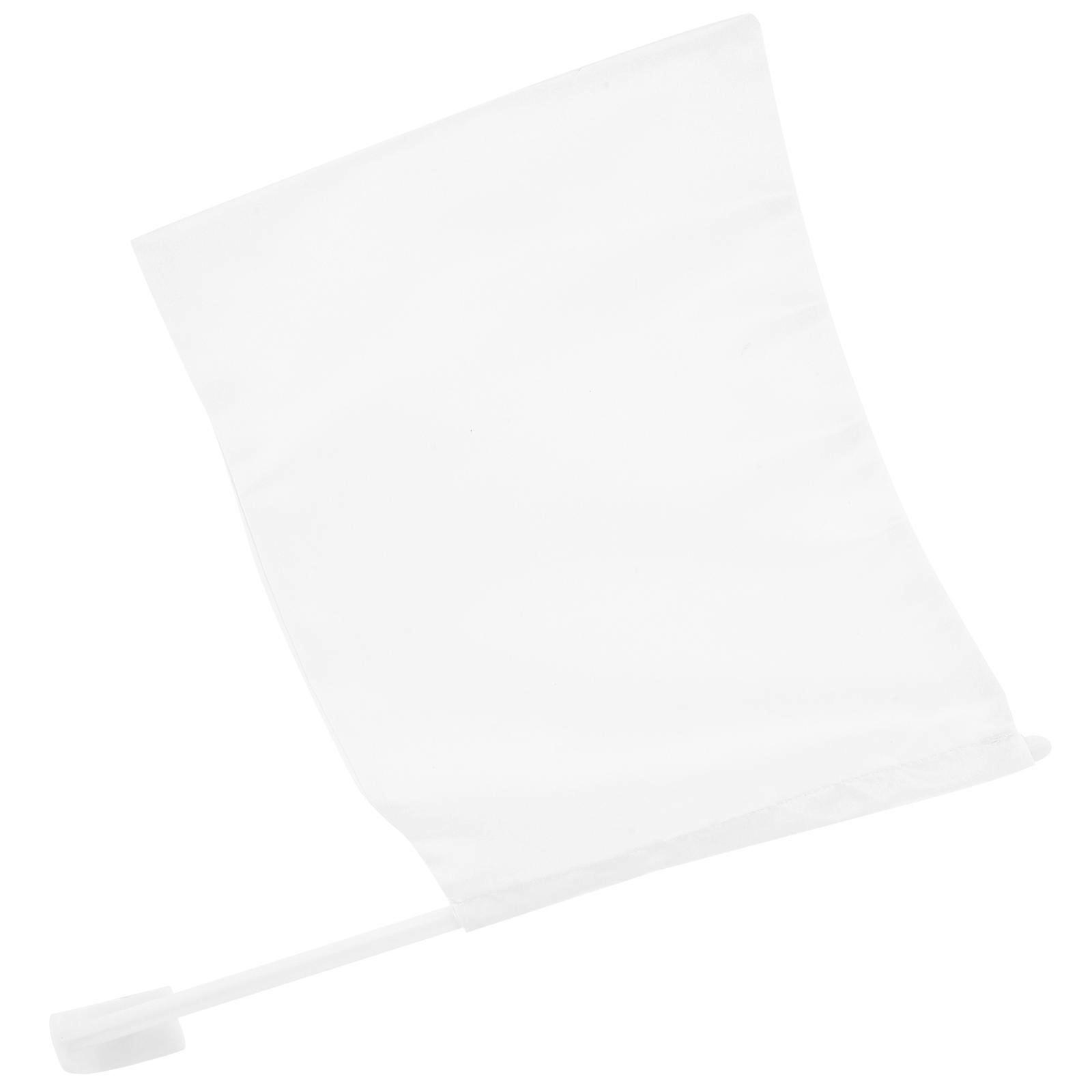 DIY Blank Designed Flag Heat Transfer for Decoration 4Pcs White Car Flag