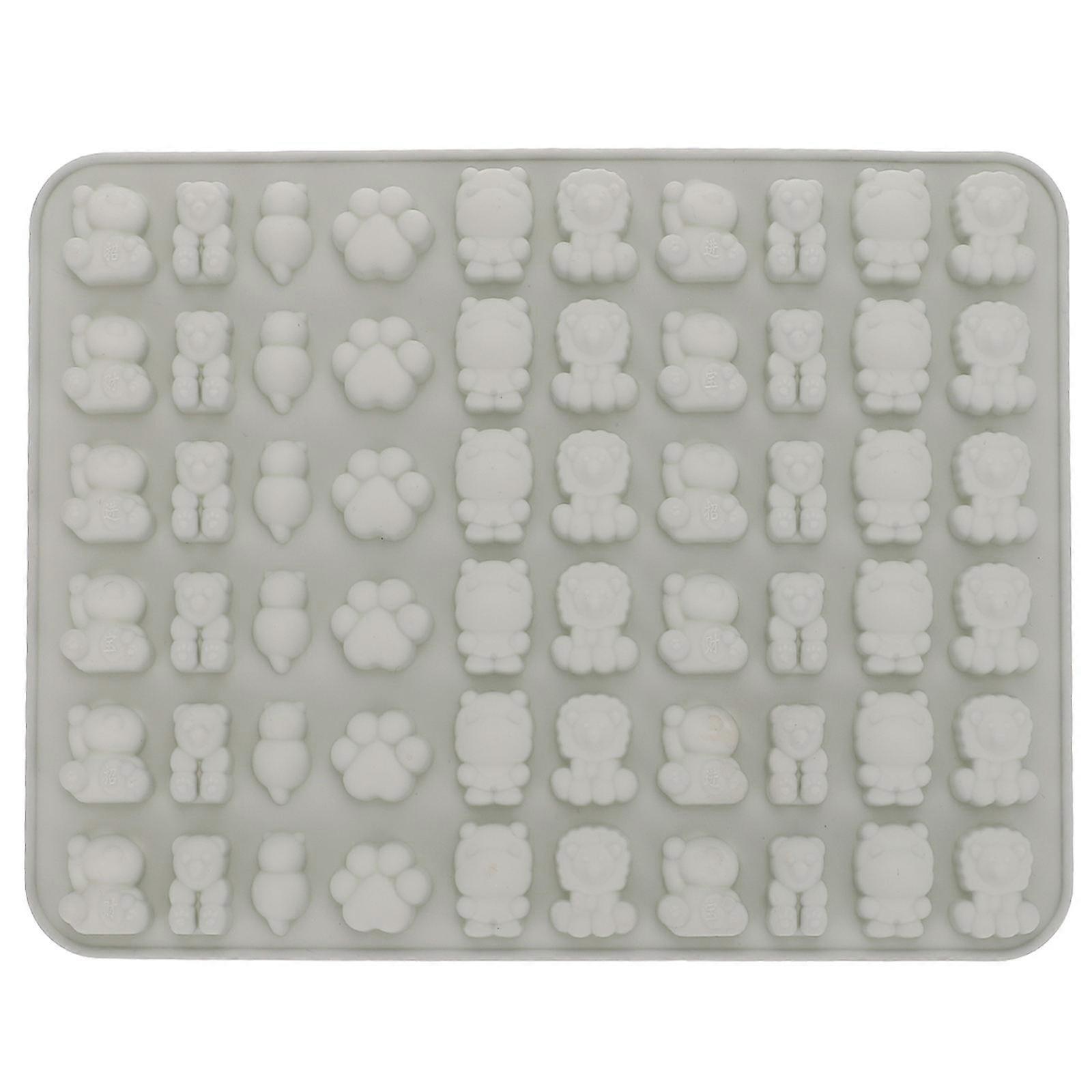 3Pcs Silicone Candy Mold for Jelly Making Heat Resistant Material Blue