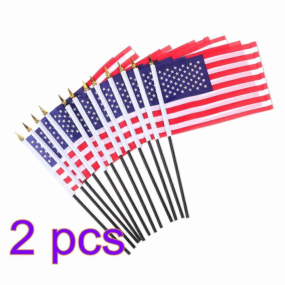 Waving Flag Usa Flag American Hand Flags 24Pcs Collection