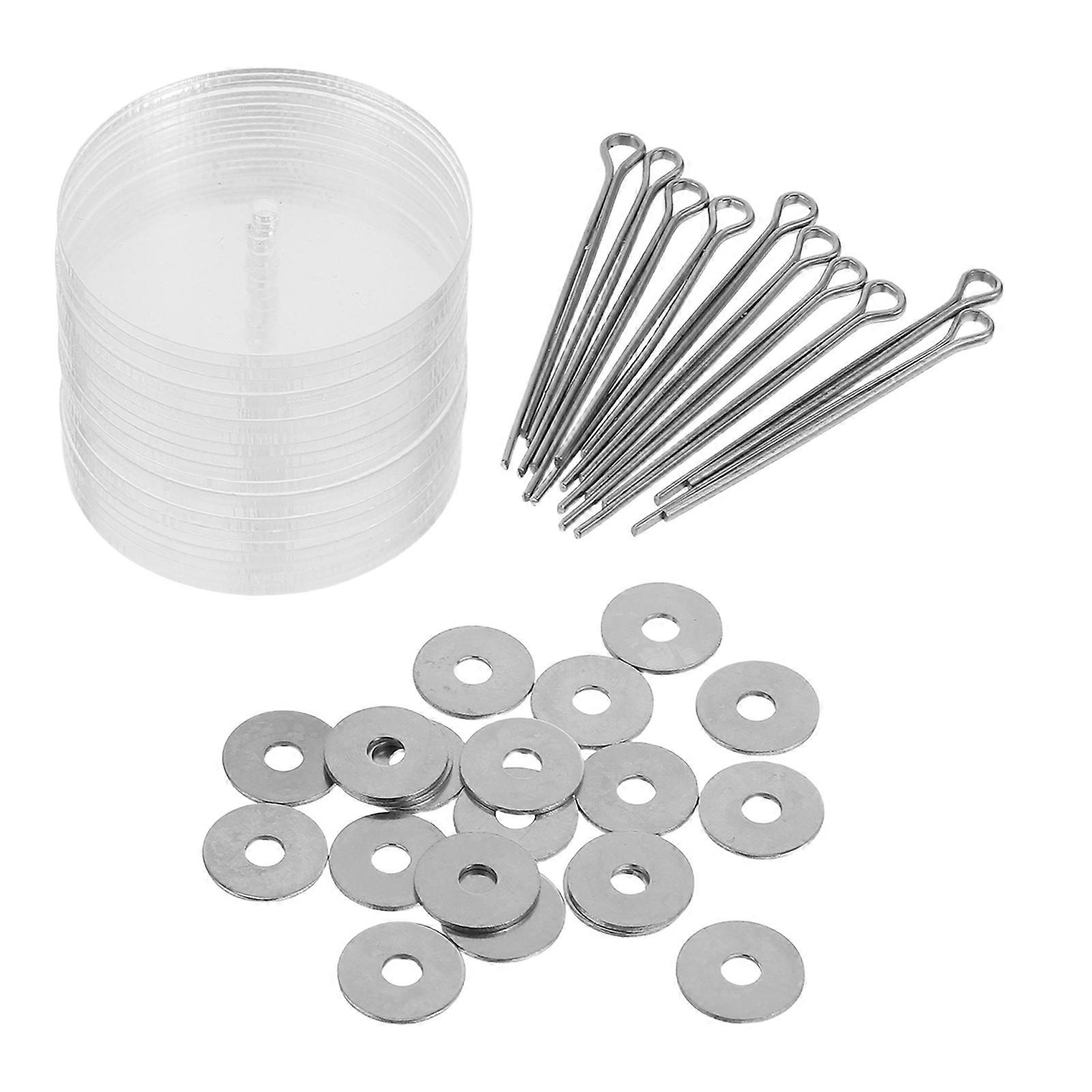 Toy Joint Acrylic Doll Joints for DIY Projects 30Sets Flexible Connectors