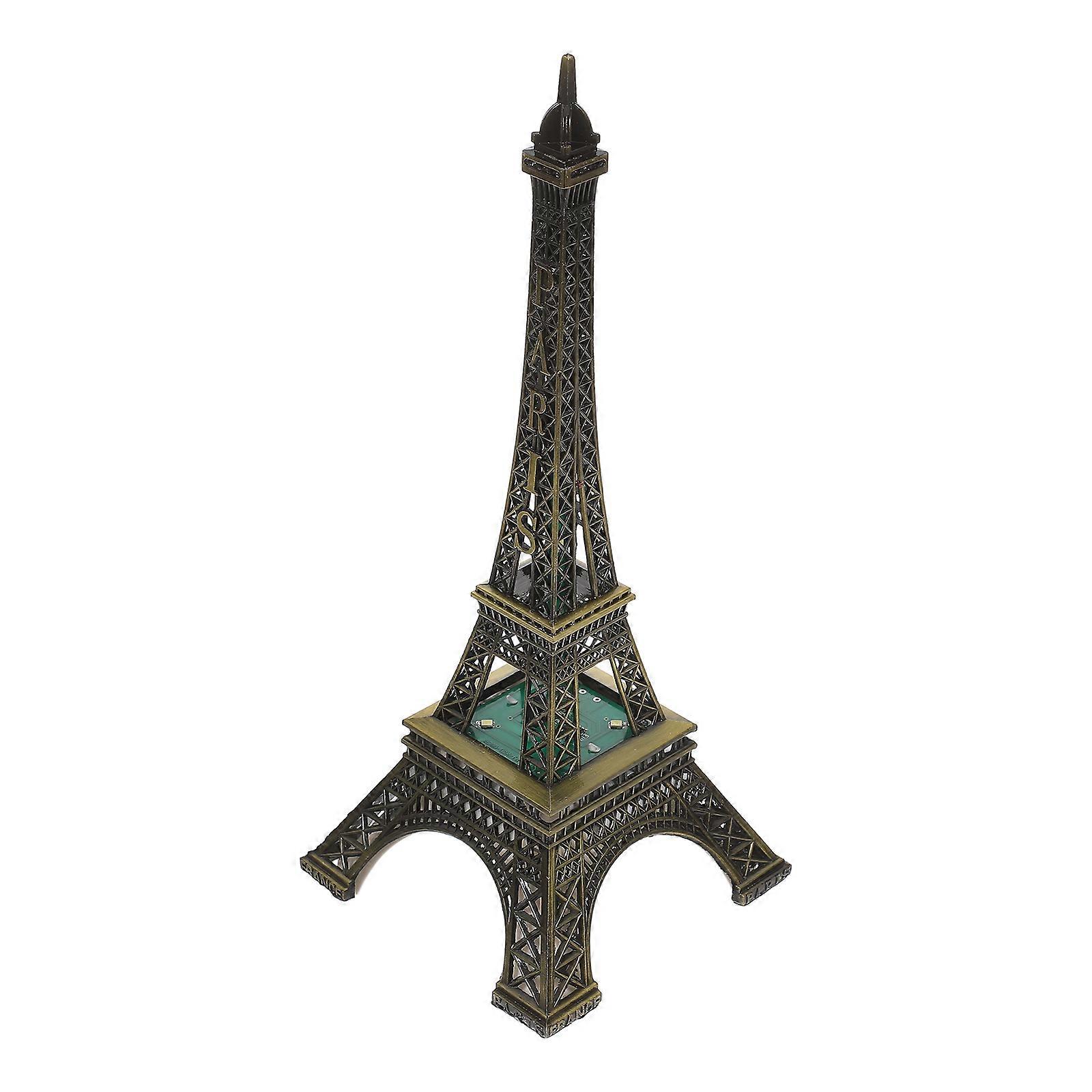 Chic Design Tower Light 2Pcs White Flashing Lights Ideal For Desktop Decoration During Gift Giving Occasions