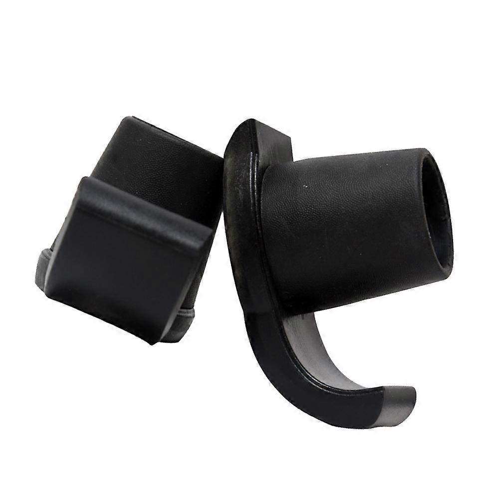 Black Anti-Slip Walker Glide Skis Accessory for Safer Walking 1Pair