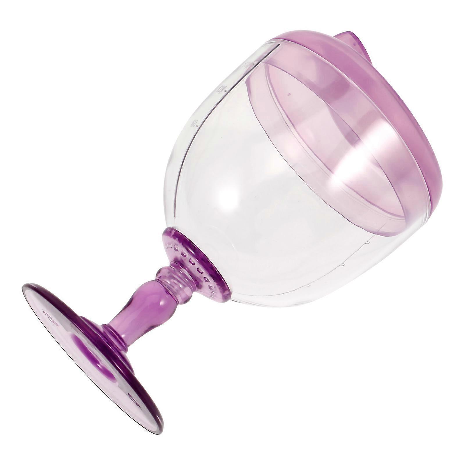 Training Cup 2Pcs For Children 180Ml Purple Unbreakable Goblet Style Beverage Container