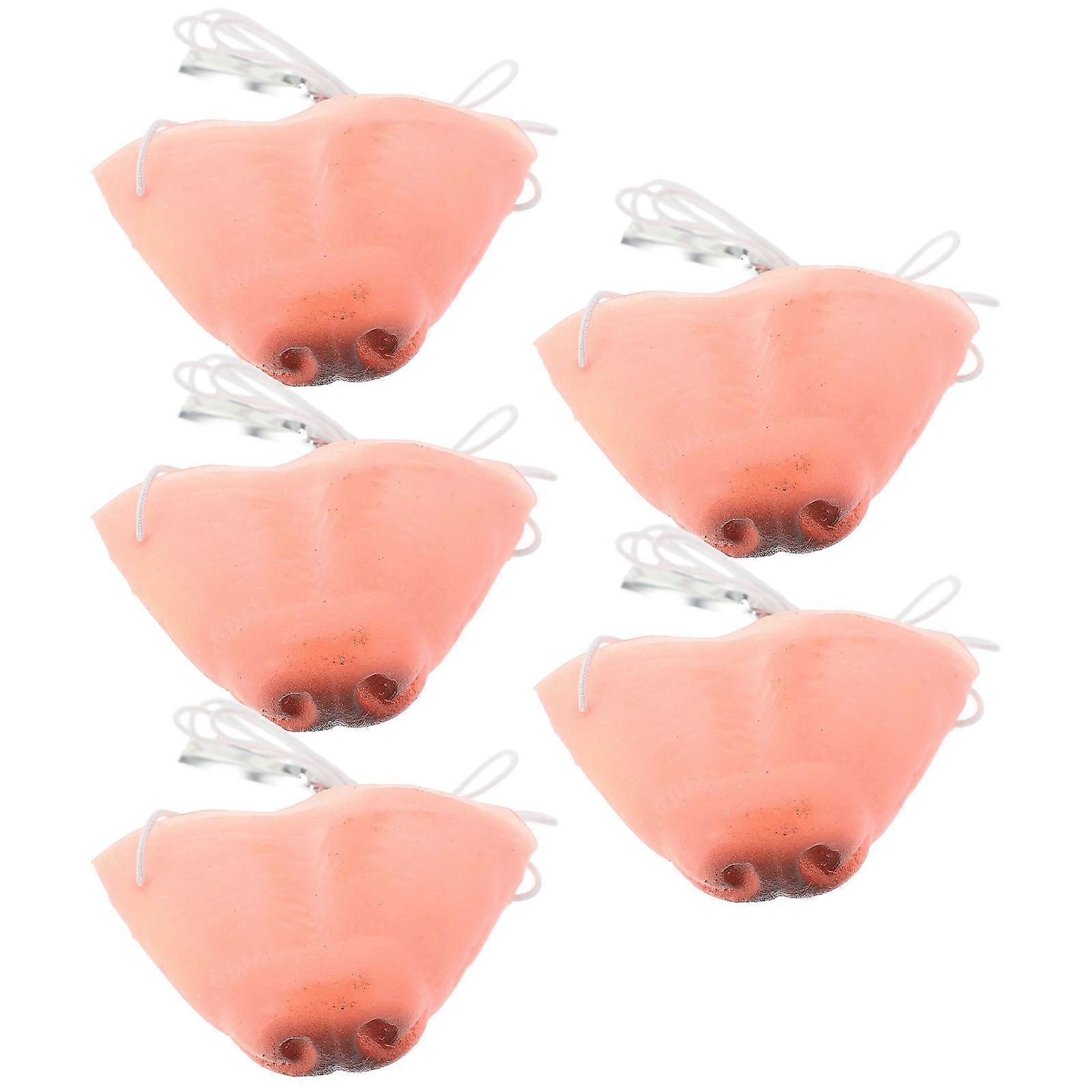 Imitated Dog Props Creative Costume Accessory For Costume Party Enthusiasts Featuring Dog Nose Shape 15 Pcs