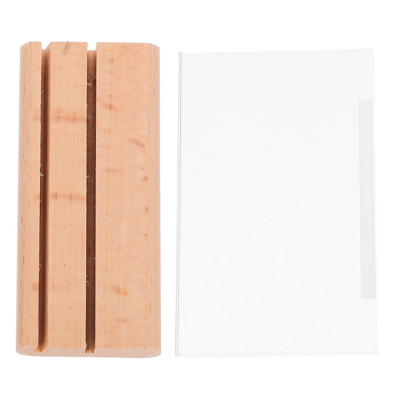 Tag Rack Display Board for 3Pcs Restaurant Showing Stand Labels
