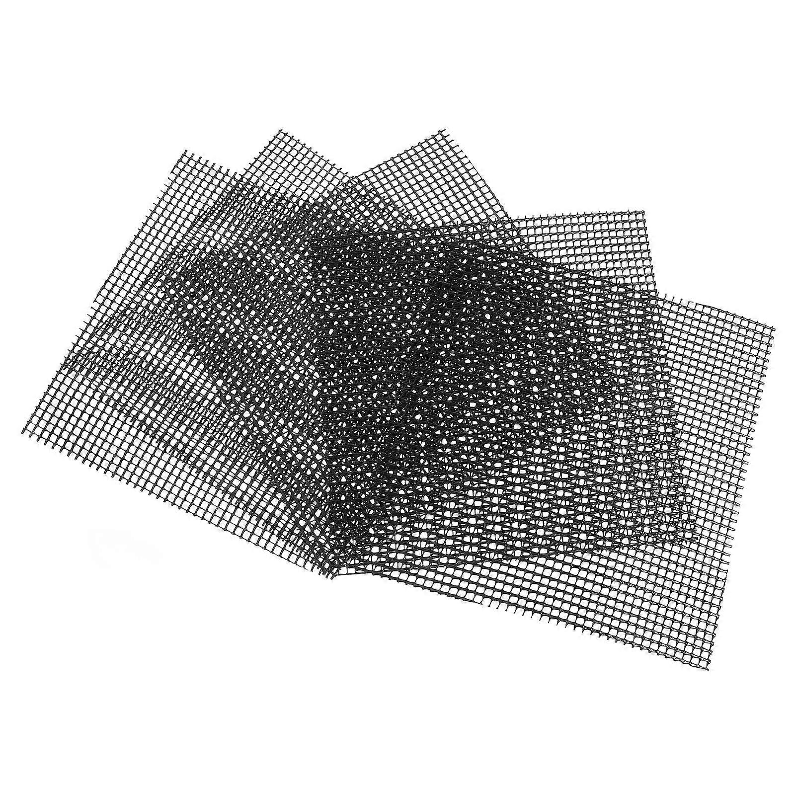 Bonsai Mesh Pad For Flowerpot Drainage With Black Color 25 Pcs Designed For Home And Garden Use