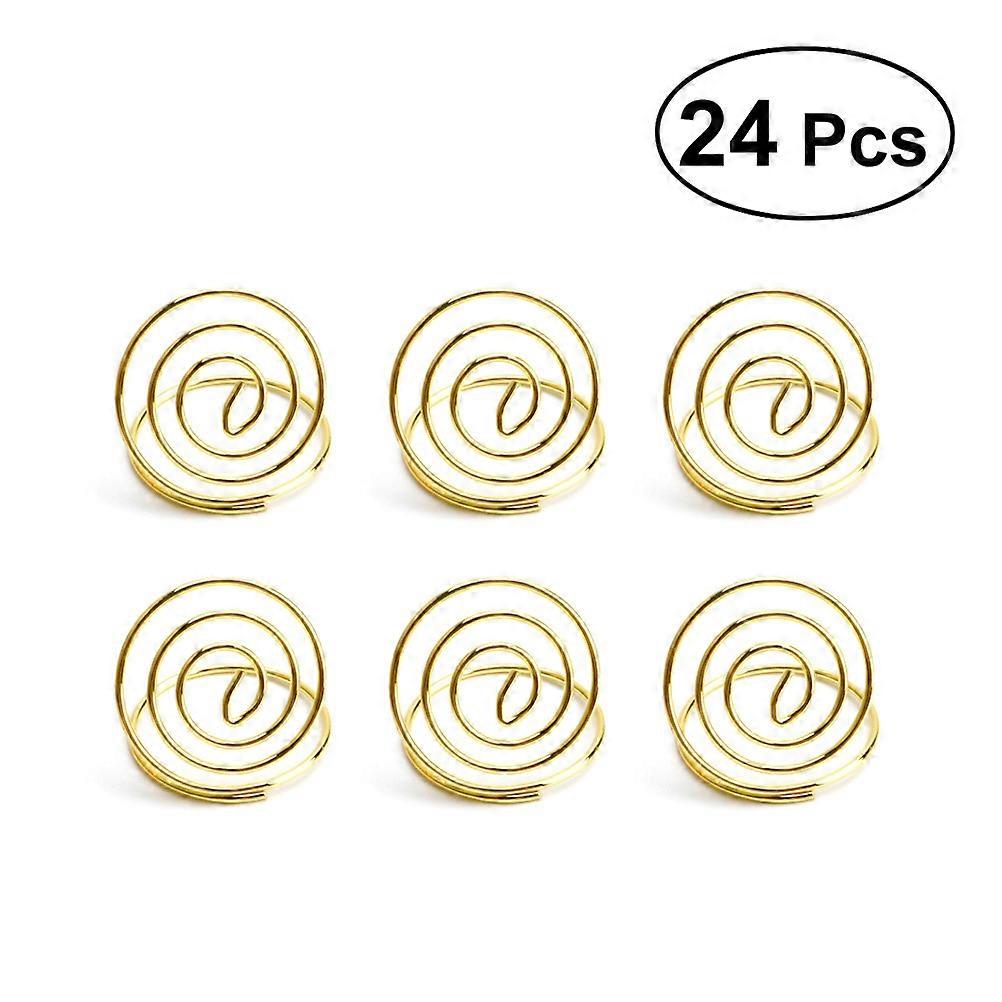 Number Holders Stainless Steel for Party Use 72Pcs Circle