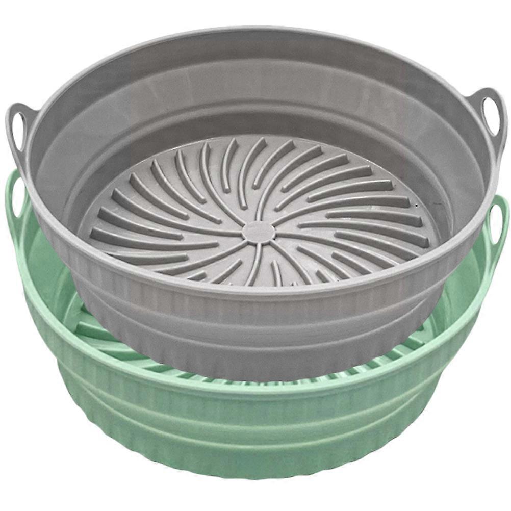 Reusable Air Fryer Silicone Liner for Heat Resistance 6Pcs Tray