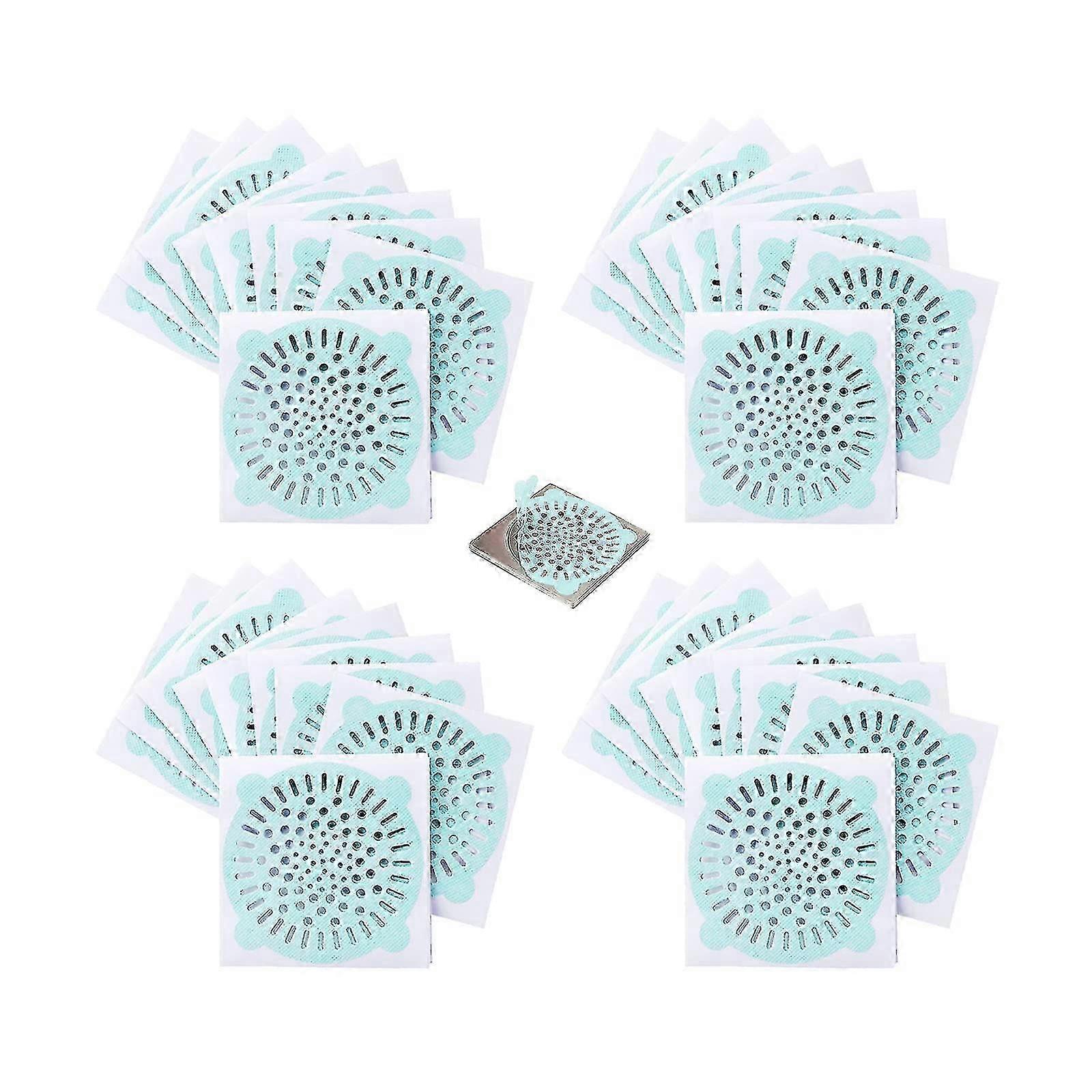 40 deler dusjhårfilter hårfanger dusjvaskfilter gulvavløpsfilter