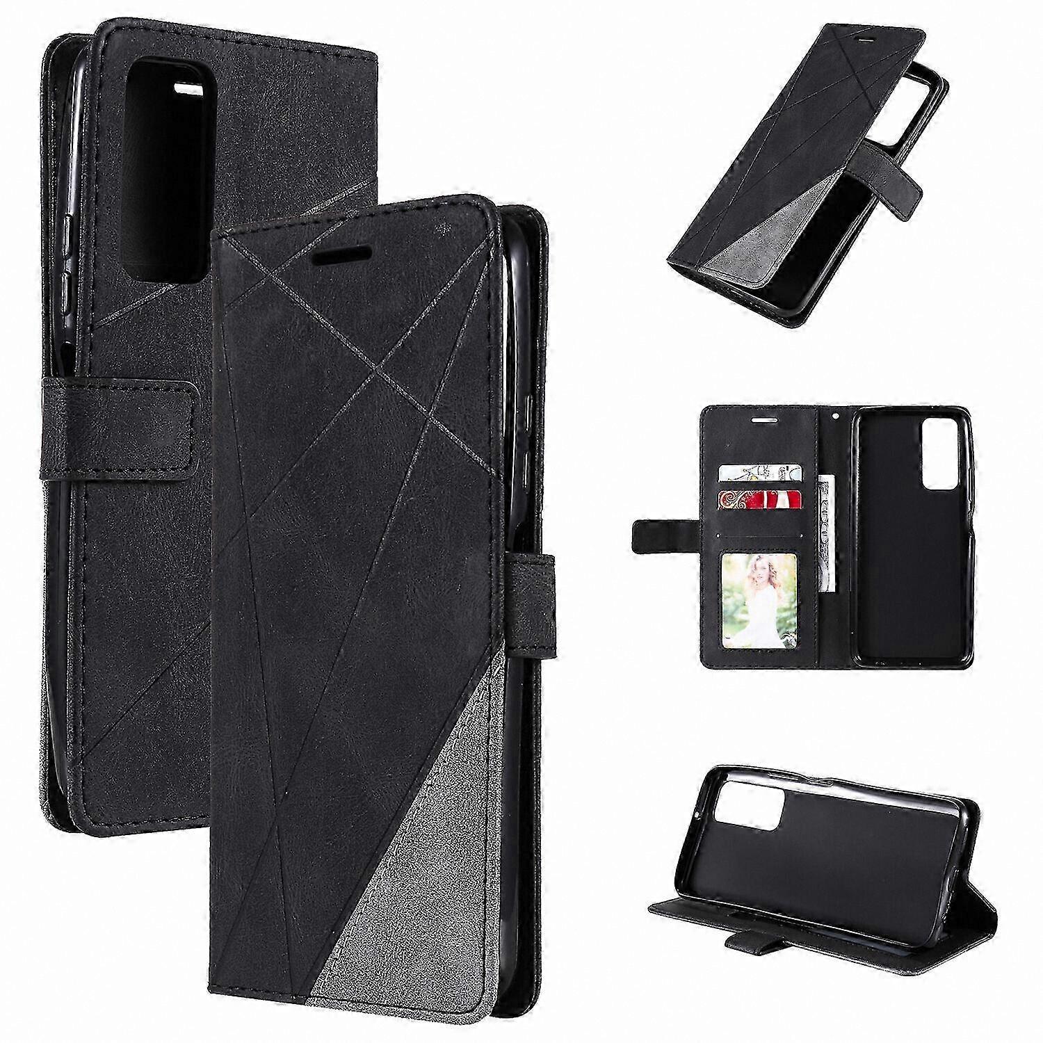 Magnetic Leather Folio Case with Card Holder for Select Smartphone Models