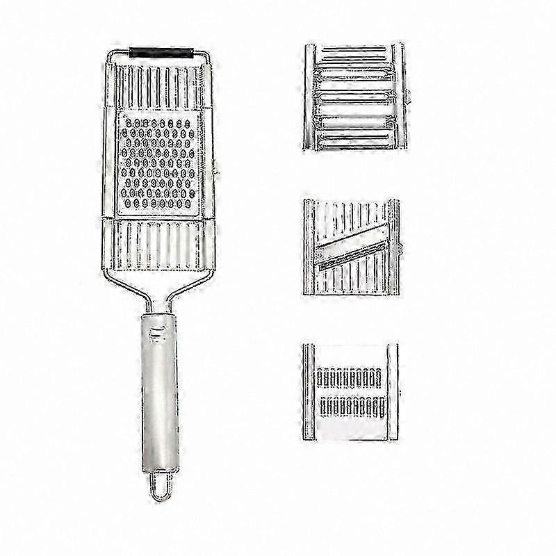 4-in-1 Multi-Function Grater with Storage Container and Accessories for Cheese, Vegetables, and More