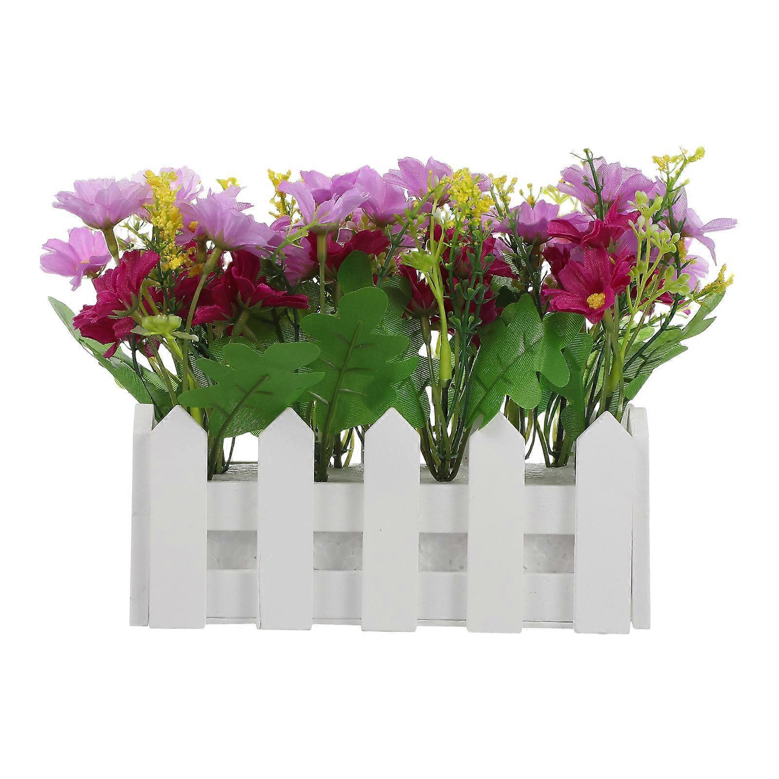 Artificial Flower Plants 2Pcs Realistic Decorative Flowers for Wedding Use