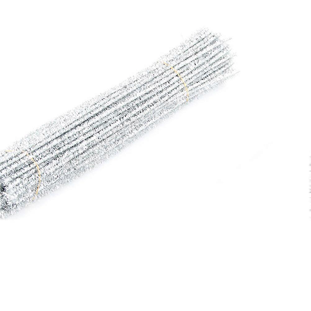 DIY Twisted Stick Bendable Bar for Party Use 300Pcs Silver Glitter Sticks
