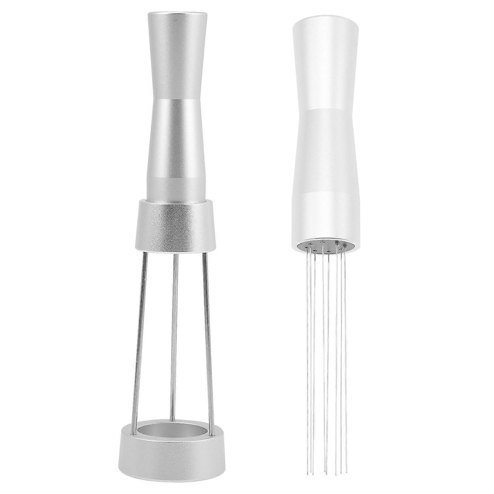 Coffee Stirrers Espresso Distribution Tool for Even Powder Stirring 3Pcs Silver