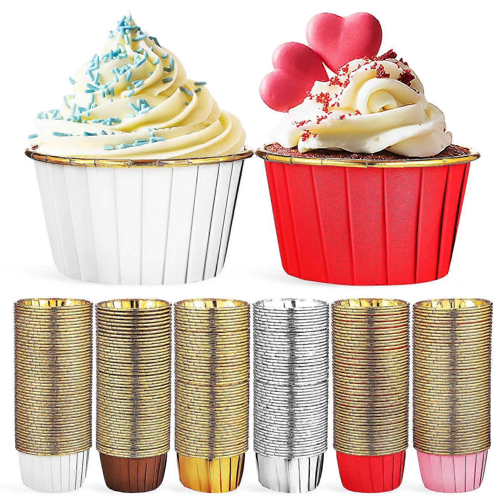 300Pcs Cupcake Holders Paper Muffin Baking Cups Heat Resistant For Festivals Storage Cup Easy Demold