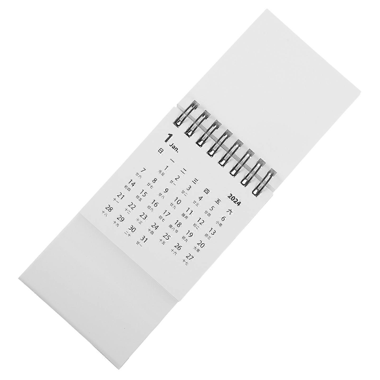 Desktop Mini Calendar Desktop Month Calendar for Table Use 3Pcs Set