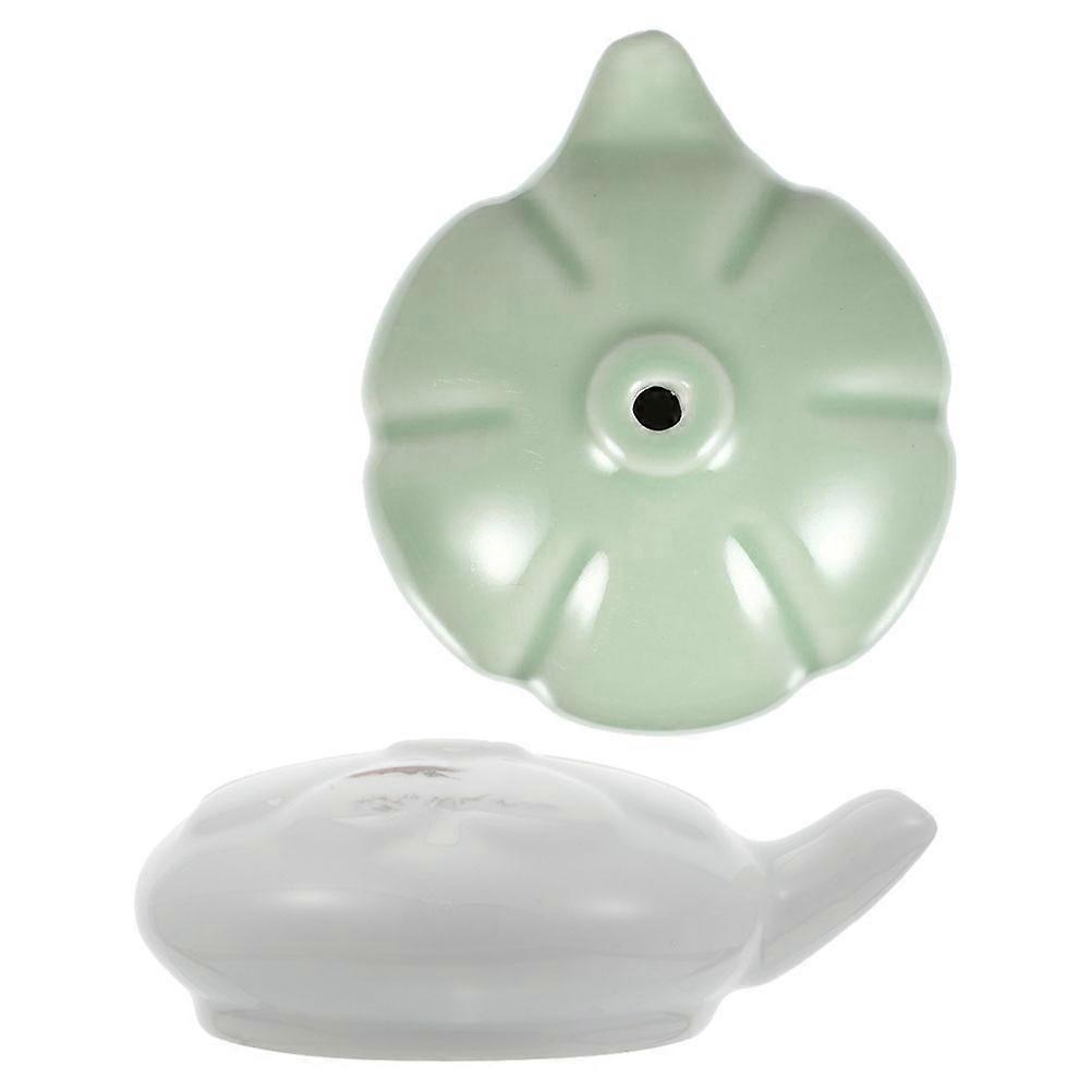 Ceramic Ink Water Container Calligraphy Water Dropper for Storage 14Pcs