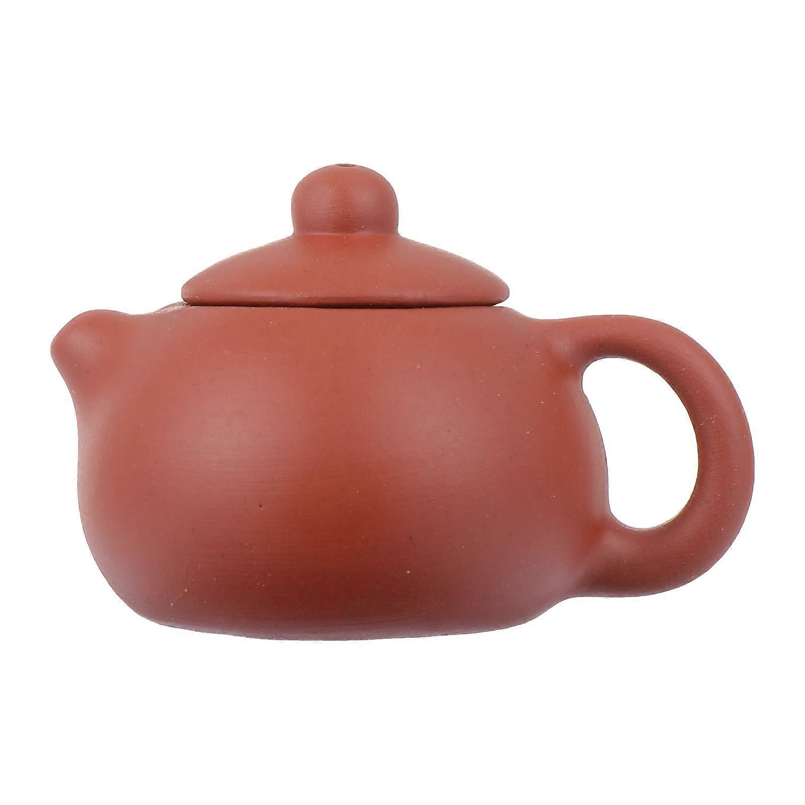 3Pcs Ceramic Tea Pot for Home Use Handmade Retro Delicate Water Jar