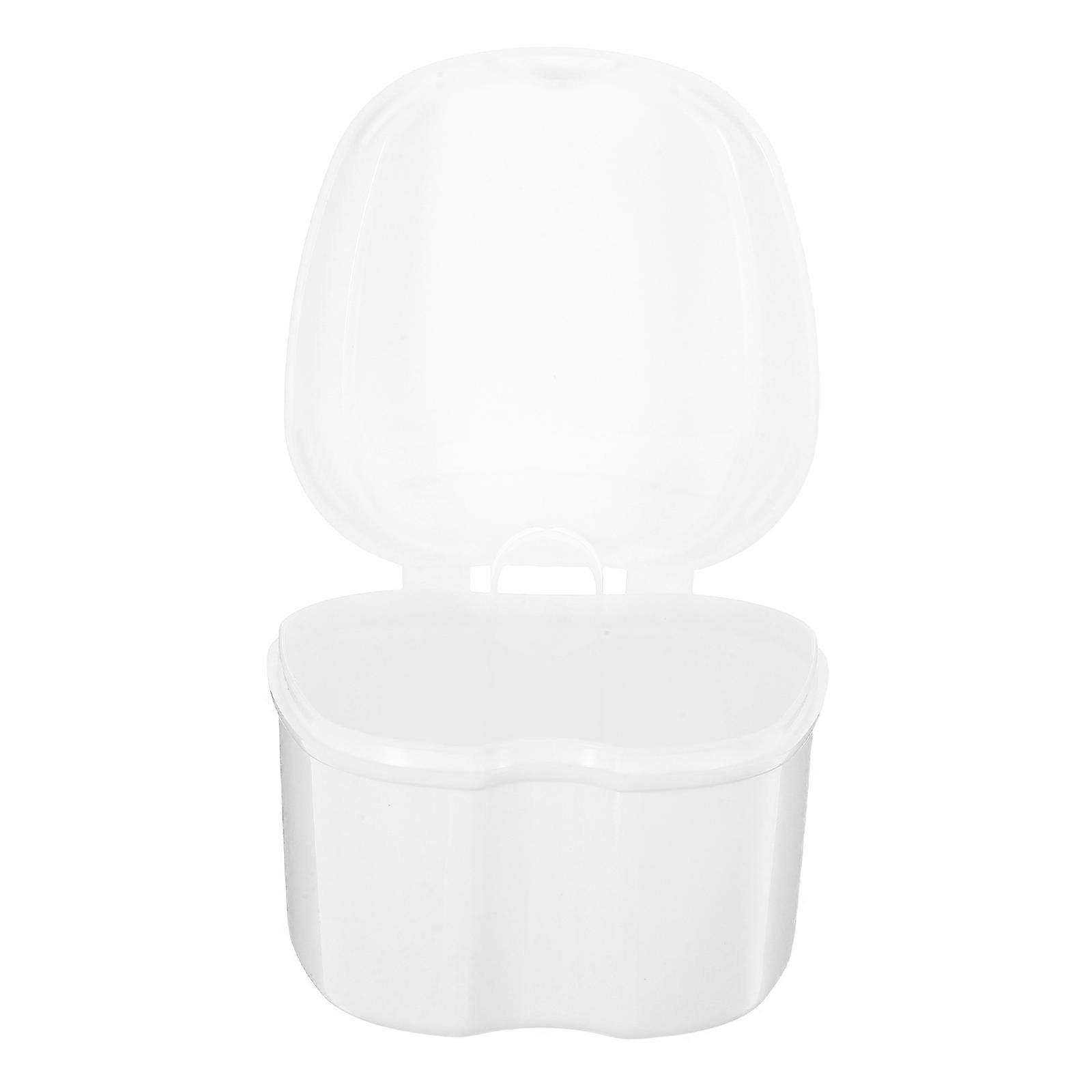 Compact Denture Storage Box for Travel Use 1 X Denture Box Case