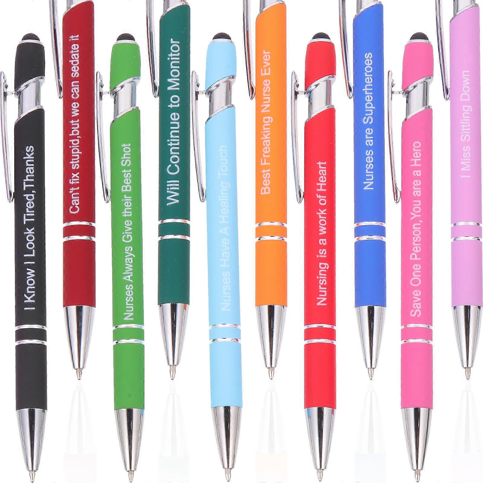 Fun Pens Portable Writing Pens for Writing Use 50Pcs Set Assorted Colors