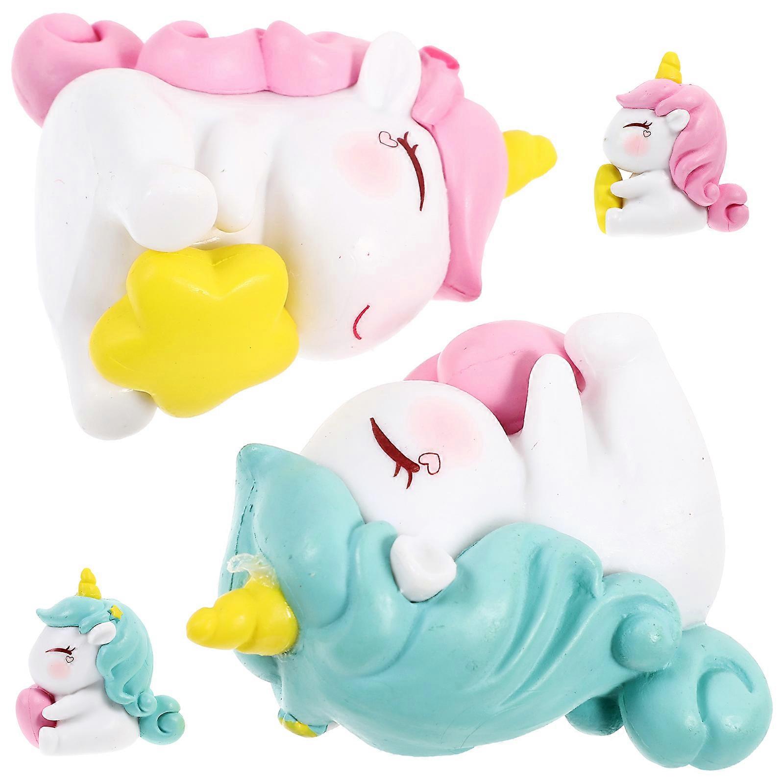 Micro Landscape Unicorn Ornament 12 Pcs Indoor Layout Outdoor Layout Ideal For Succulents And Potted Plants Concise Design
