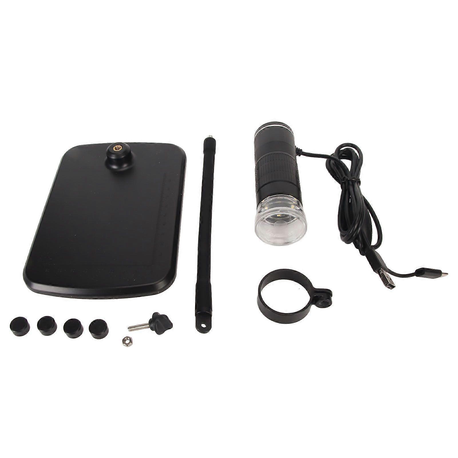 3 in 1 USB Digital Microscope with Stand 50 to 1000X 640x480 Handheld USB HD Inspection Camera for Android for Windows