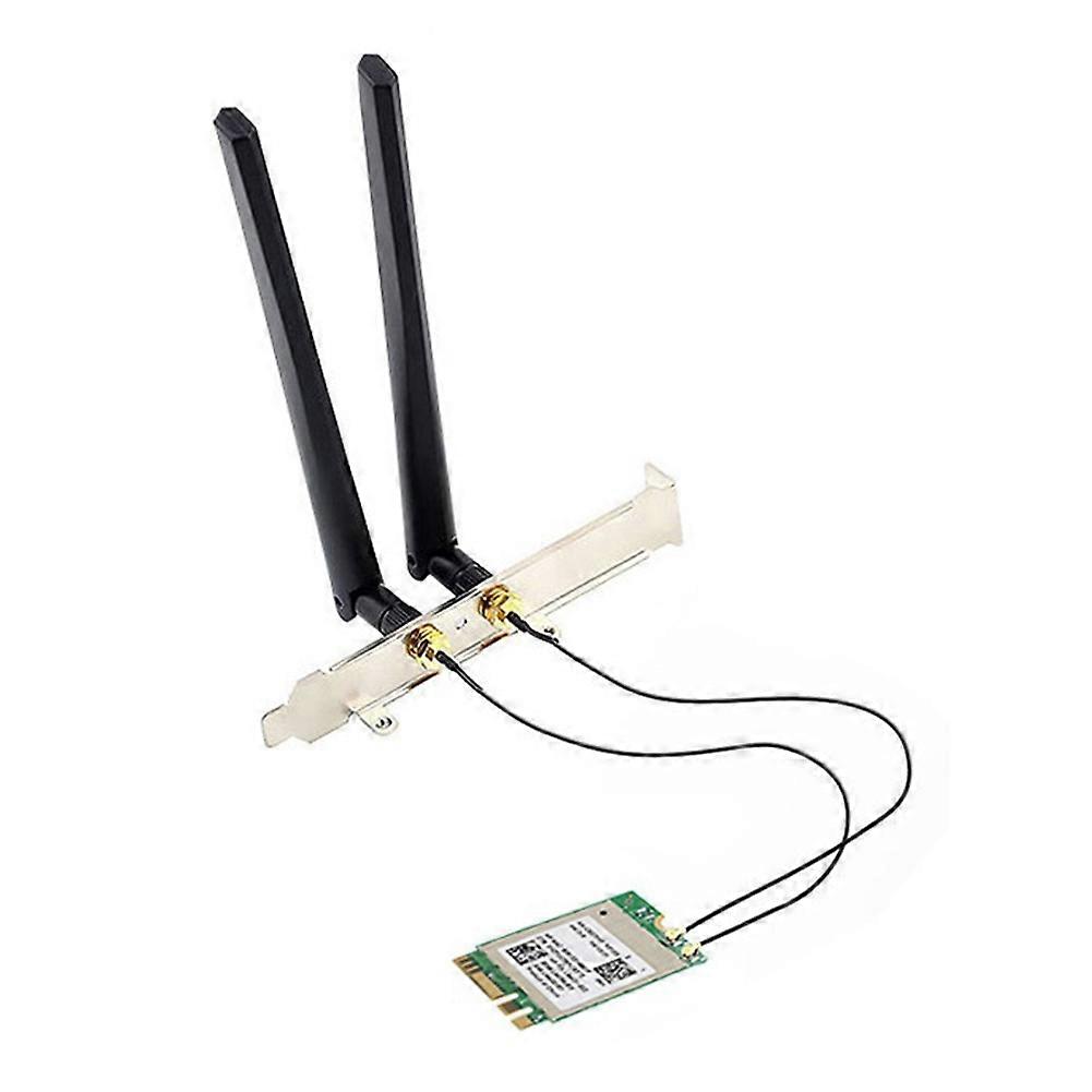 RTL8922AE WiFi7 Card+8DB Antenna 2.4G/5G/6G Tri-Band 6338Mbps Wireless Network Card Bluetooth 5.4 for Win10/Win11