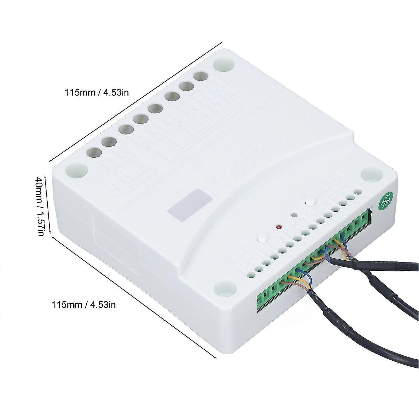 Automatic Water Level Controller Liquid Pump Controller AC 220V with 3Non Contact Water Level Sensor