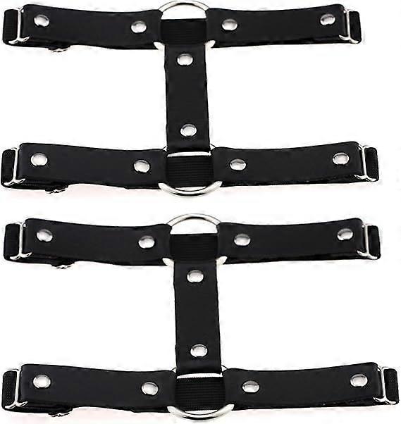 Adjustable Leather Leg Harness Pieces, Gothic Punk Style