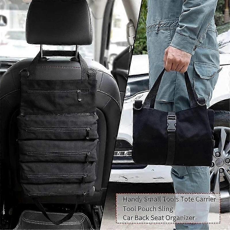 Multi-Purpose Tool Bag Professional Multi Pocket Hardware Tools Pouch Roll UP Portable Small Tools O